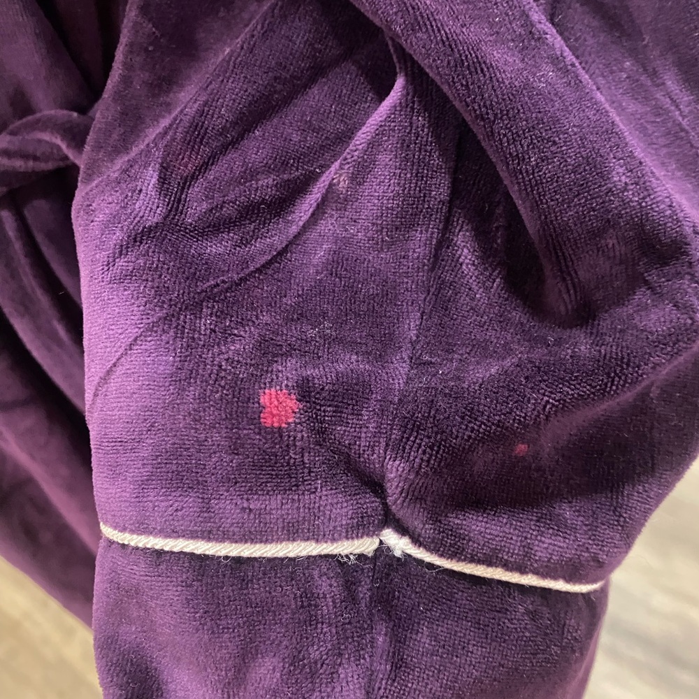 Dior Deep Purple Robe with White Label - Picture 6 of 7